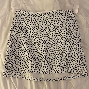 Kendall and Kylie animal print skirt